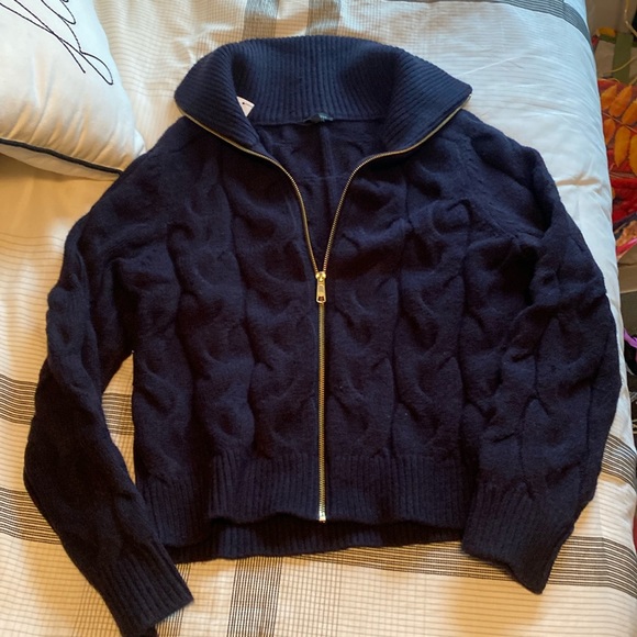 Talbots zip up sweater - Picture 1 of 4